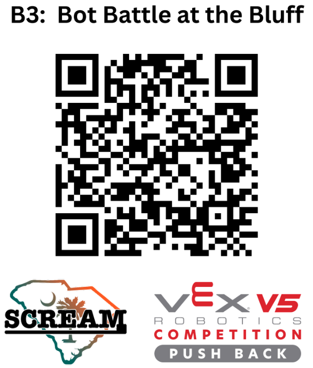 VEX V5 Robotics Competition- B3: Bot Battle at the Bluff