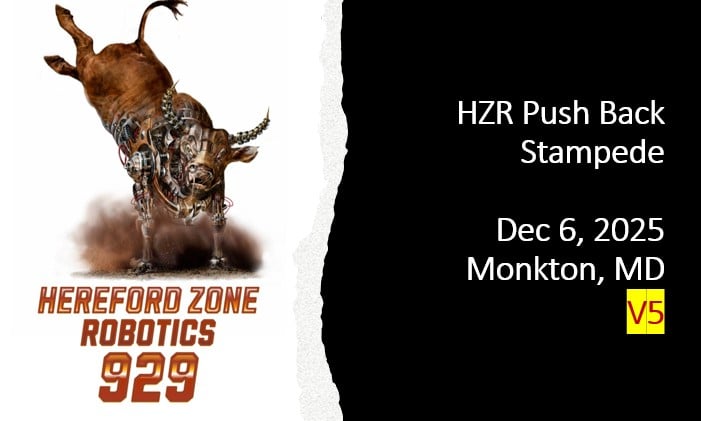 Hereford Zone Robotics Push Back Stampede
