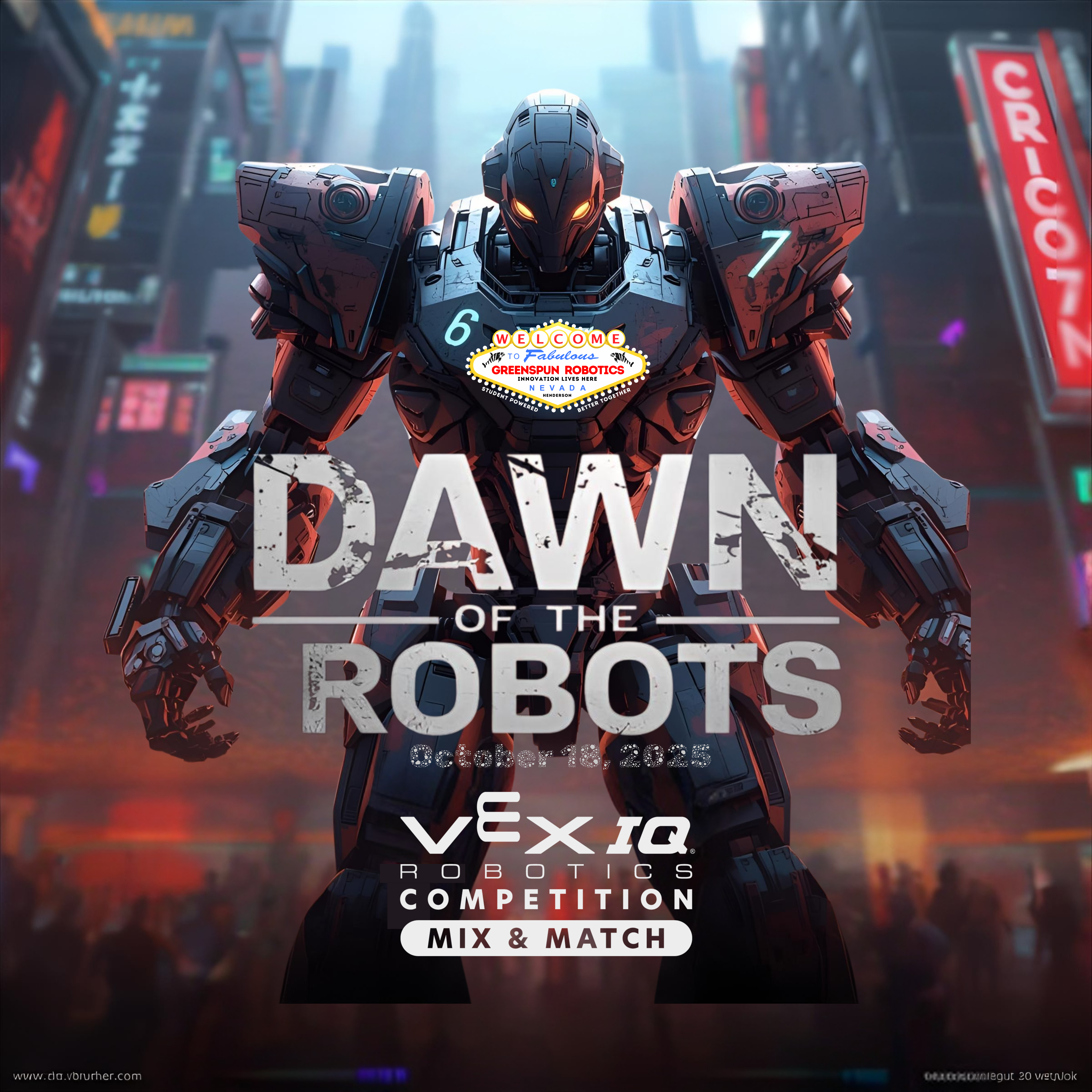 2025/2026 Greenspun Dawn of the Robots Season Opener