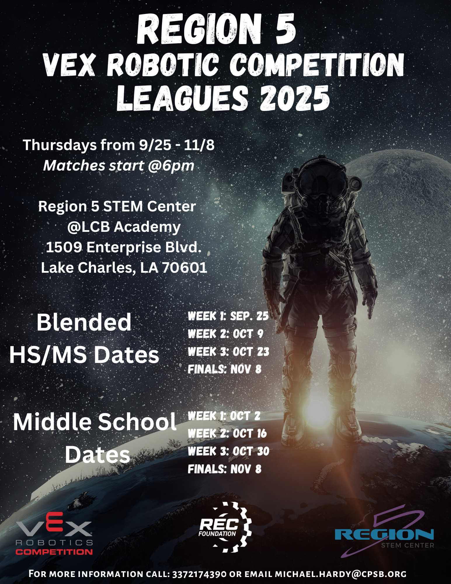 VEX V5 Robotics Competition - Region 5 Blended Leagues