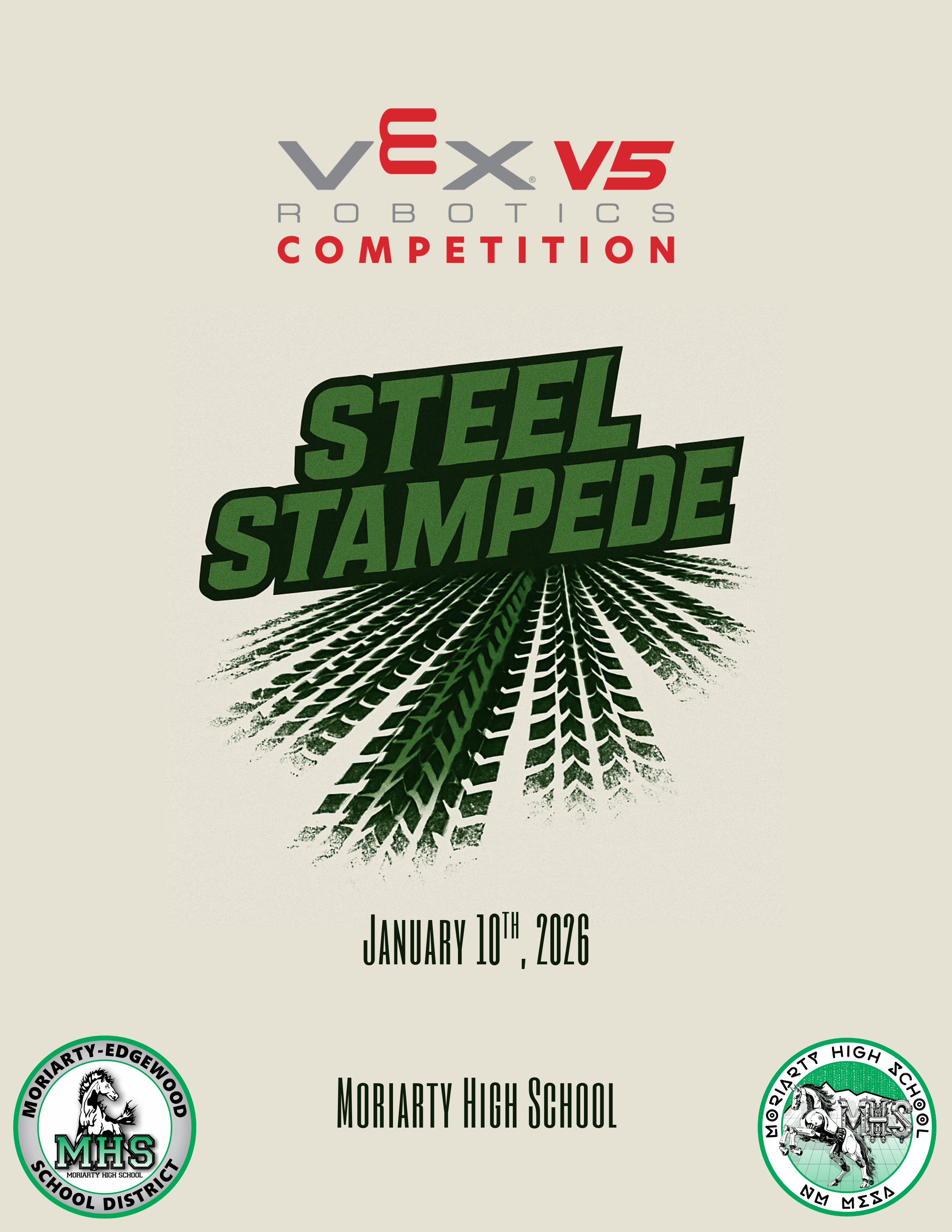 The Steel Stampede VEX V5RC Push Back Tournament