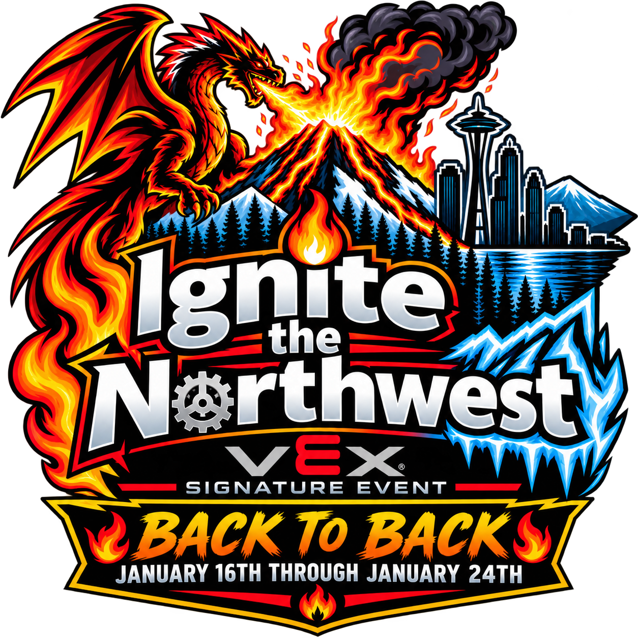 Ignite the Northwest is Back to Back VEX IQ Signature Event ES