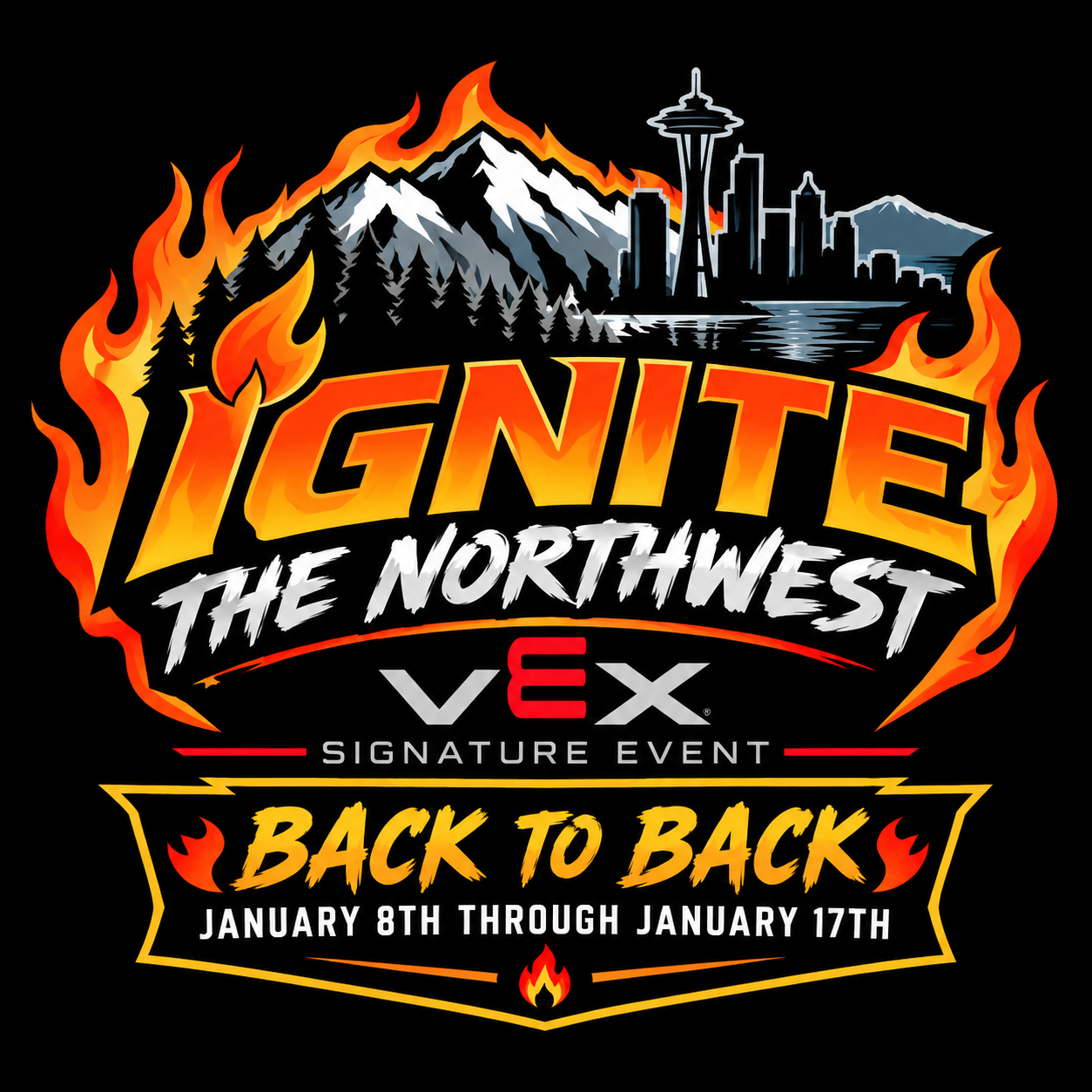 Ignite the Northwest is Back to Back VEX V5 Signature Event