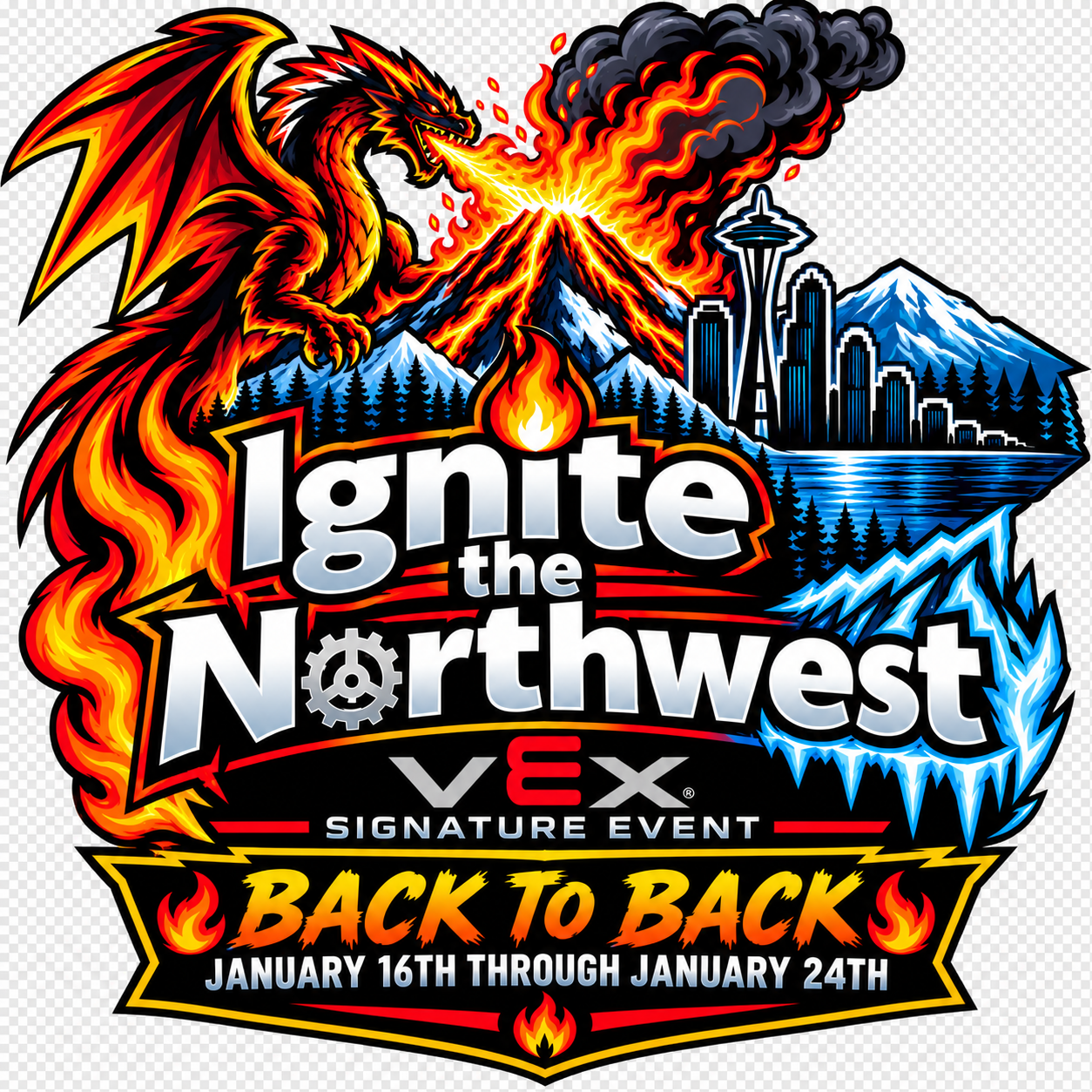Ignite the Northwest is Back to Back VEX V5 Signature Event